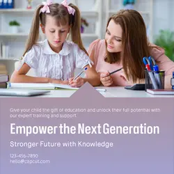 Education and training Social cards