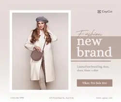 Fashion Promotion New Brand For Facebook 