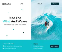 Travel Surf Product display Minimalist 