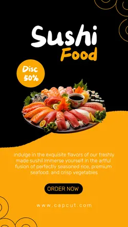 Sushi Food Promotion Instagram Story