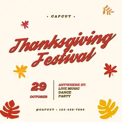 Thanksgiving Festival Template