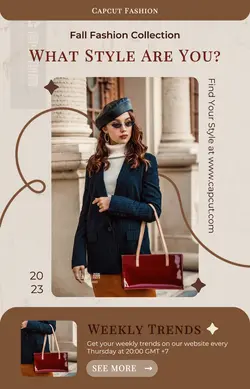 Fashion Fall Style Product Display IG Story