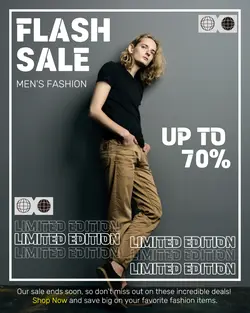 Modern Fashion Sale Instagram Post