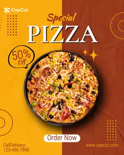 Food Pizza Instagram Post 1
