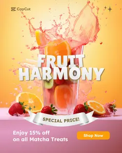 Fruit Drink Instagram Promotion Post