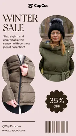 Winter Sale Fashion Product TikTok Post