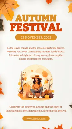 Autumn Festival Instagram Story