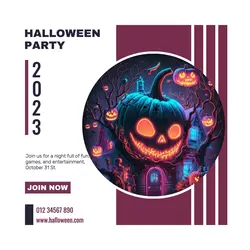 Any Offline Event of Halloween Posting Instagram