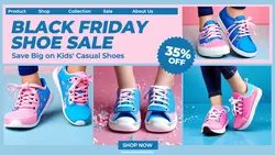 Black Friday Shoes Kids Promotion