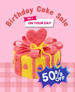 Promotion Cake Instagram Post