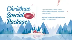 Travel Christmas Holiday Package Twitter Post