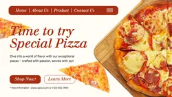 Food Special Pizza Promotion Twitter Post