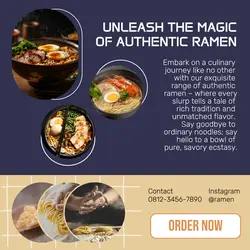 Ramen Promotion Instagram Post
