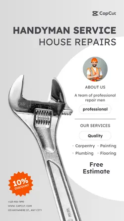 Services Handyman Repairs Display Minimalist