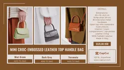 Fashion Industry Bag Display Product Twitter Post
