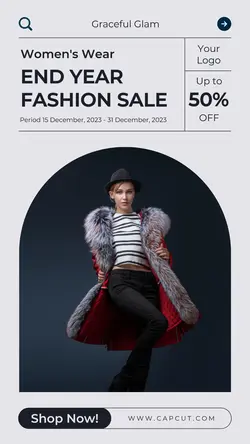 Clothing Woman Fashion Sale Instagram Story