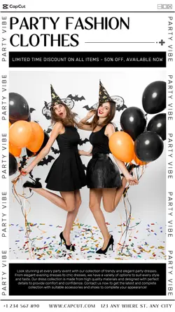 Party Fashion Clothes Product Displat Insta Story