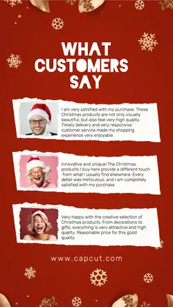 Customer Feedback Christmas Product Instagram Story