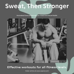 Workout & Fitness Product Display