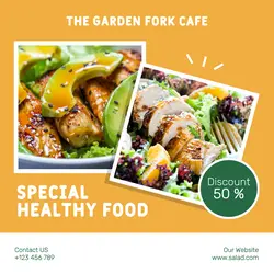 Special Healthy Food Instagram Promotion Post