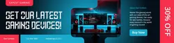 Gaming Device Promotion LinkedIn Banner