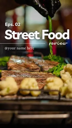 Street Food Review Youtube Thumbnail