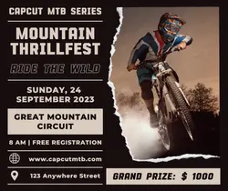 Other Mountanbike Competition Poster Facebook Post
