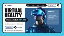Virtual Reality Electronic Sale Promotion Website