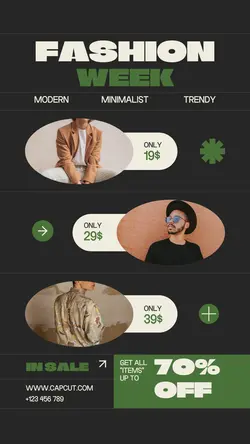 Product Image Fashion Week Instagram Story