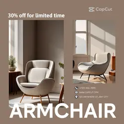 Armchair Discount Instagram Post