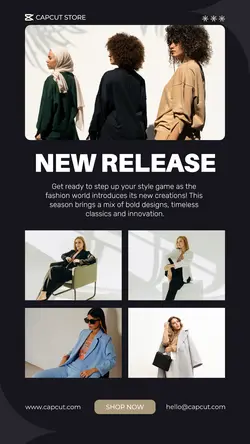 Fashion Industry New Release Instagram Story