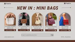 Fashion Industry Bag Display Product Twitter Post