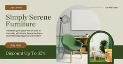 Serene Furniture Promotion Facebook App Ad