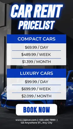 Other Industries Car Rent Instagram Story