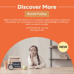 Education and training Discount