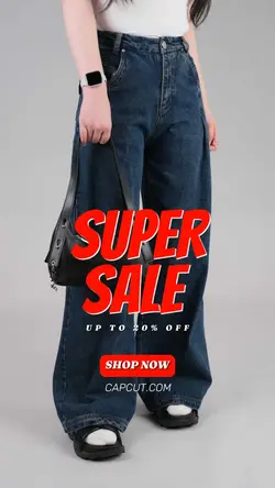 Fashion Industry Promotion Super Sale Instagram Post