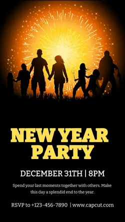 Other Industries New Year Party Instagram Story