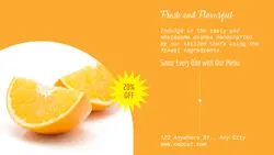 Foods & Beverage Menu