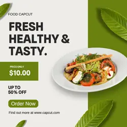 Fresh Healthy Food and Beverage Instagram Post