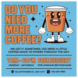 Coffee Promotion Instagram Post