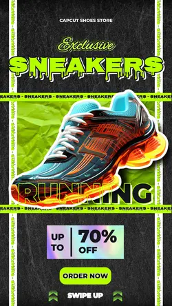 Running Sneakers Promotion Instagram Story