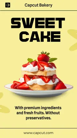 Cake Food Promotion Instagram Story