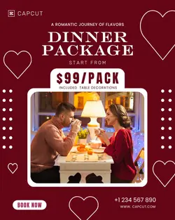 Dinner Package Promotion Instagram Portrait