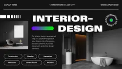 Business Interior Design Promotion Twitter Post