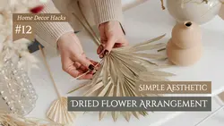 Youtube Thumbnail Learning - How to Arrange Dried Flower