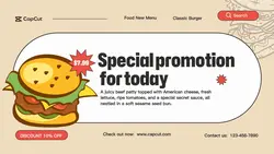 Food New Menu Twitter Post