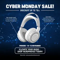Cyber Monday Sale for Instagram Post