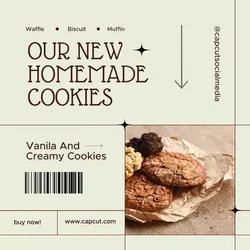 Food & Beverage Cookies Product Display