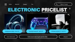Electronic Product Pricelist Twitter Post