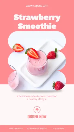 Smoothie Product Display Instagram Story